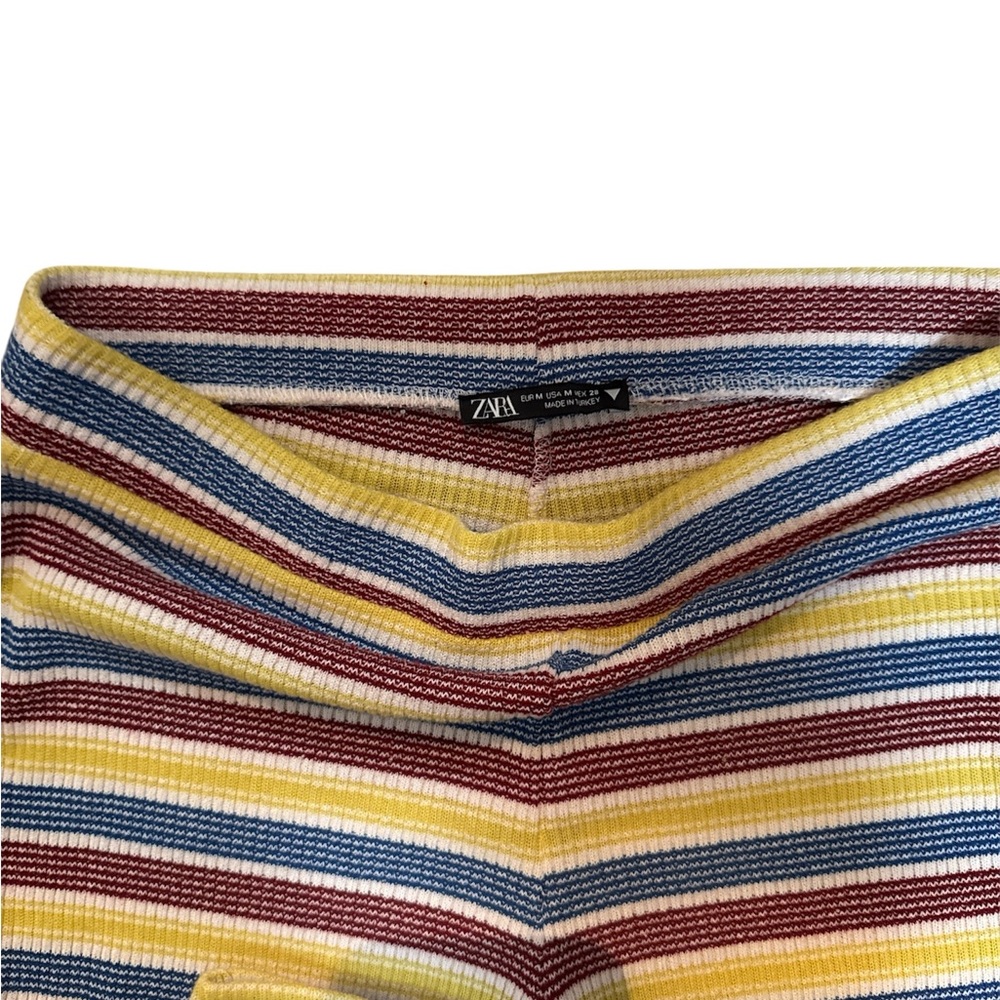 Multicolor Striped Knit Pants | Zara - Picture 2 of 3